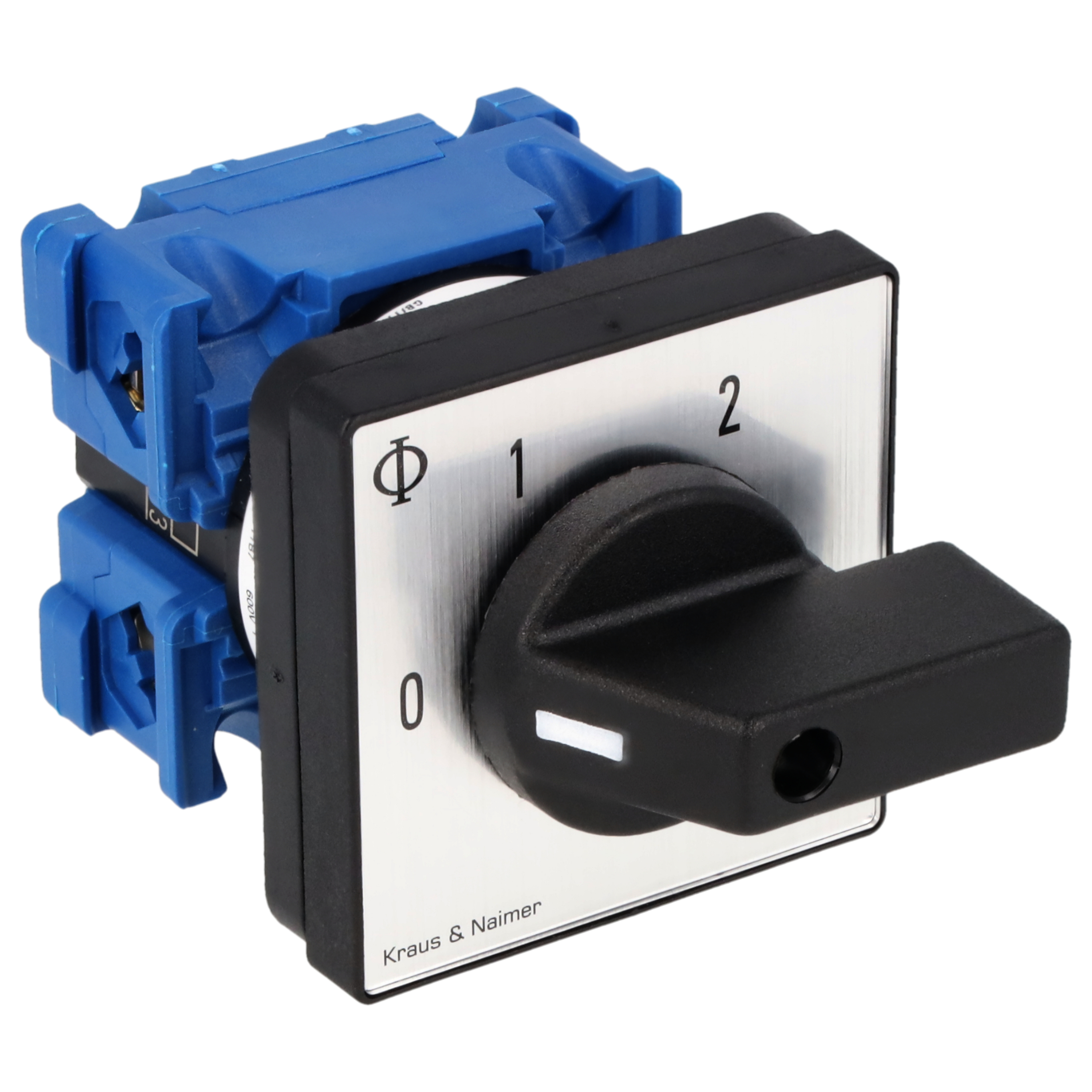 Multi-step switch 0-2; 1-pole; 0-1-2; Panel mounting 4-hole