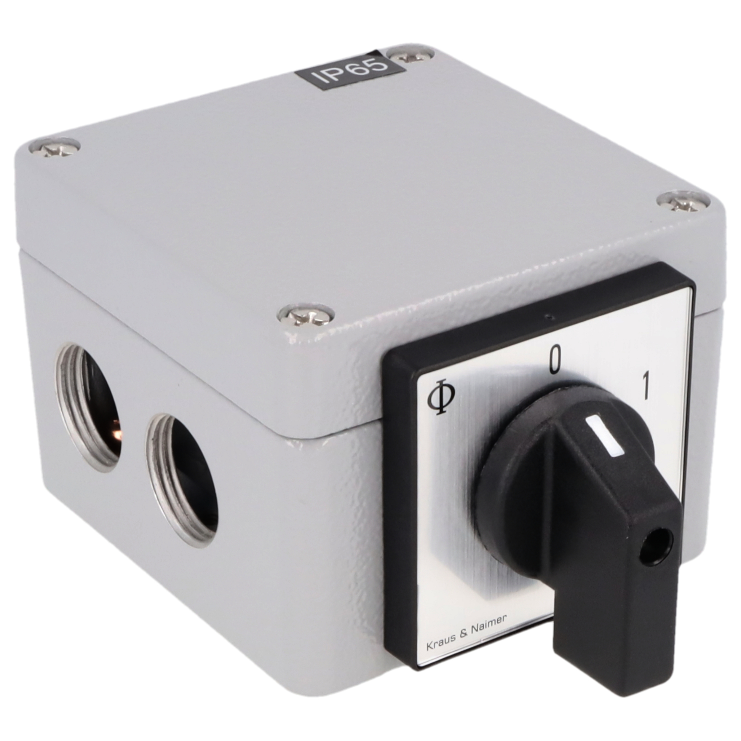 ON/OFF switch; 3-pole; 0-1; aluminium enclosure