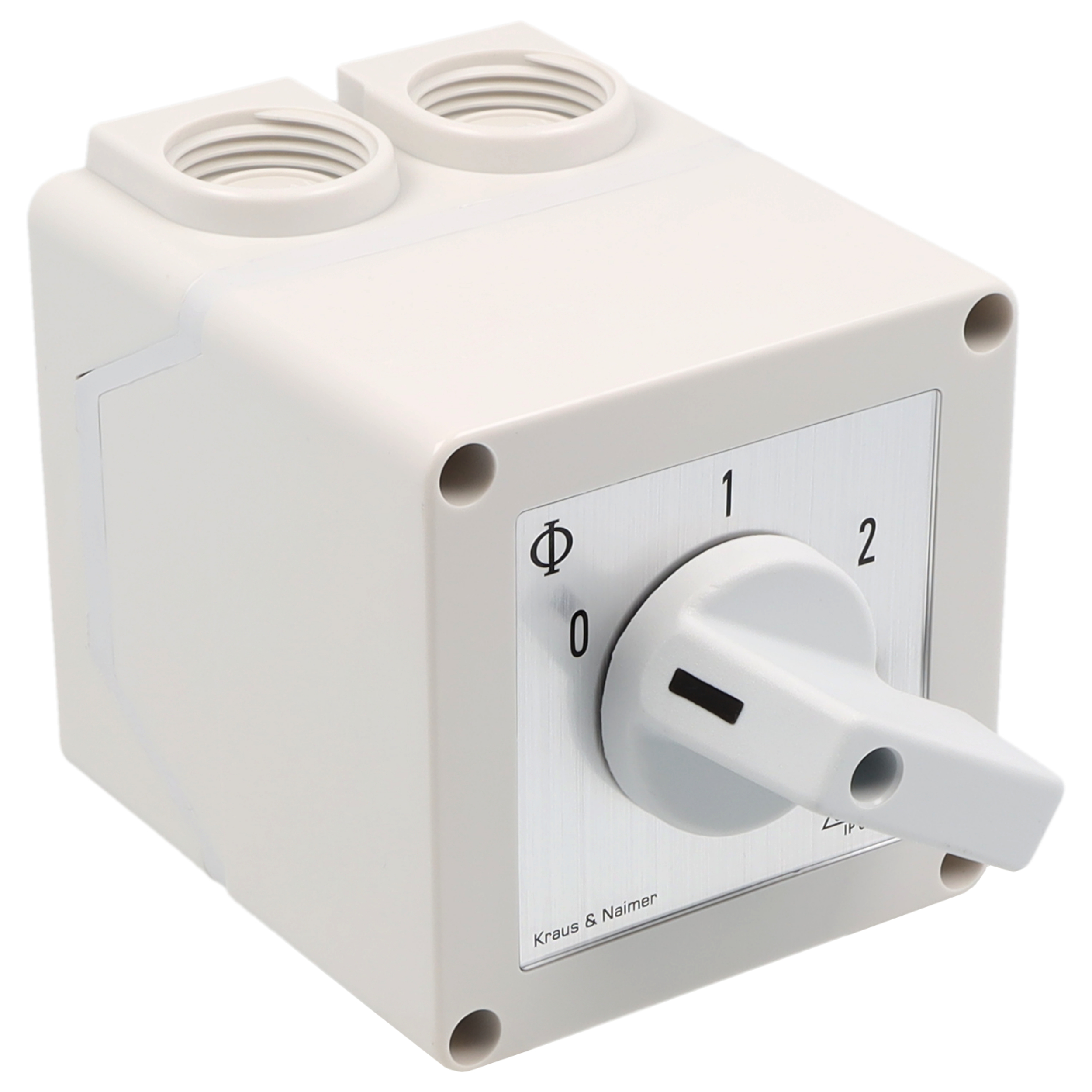 Motor switch; 0-1-2; Plastic housing
