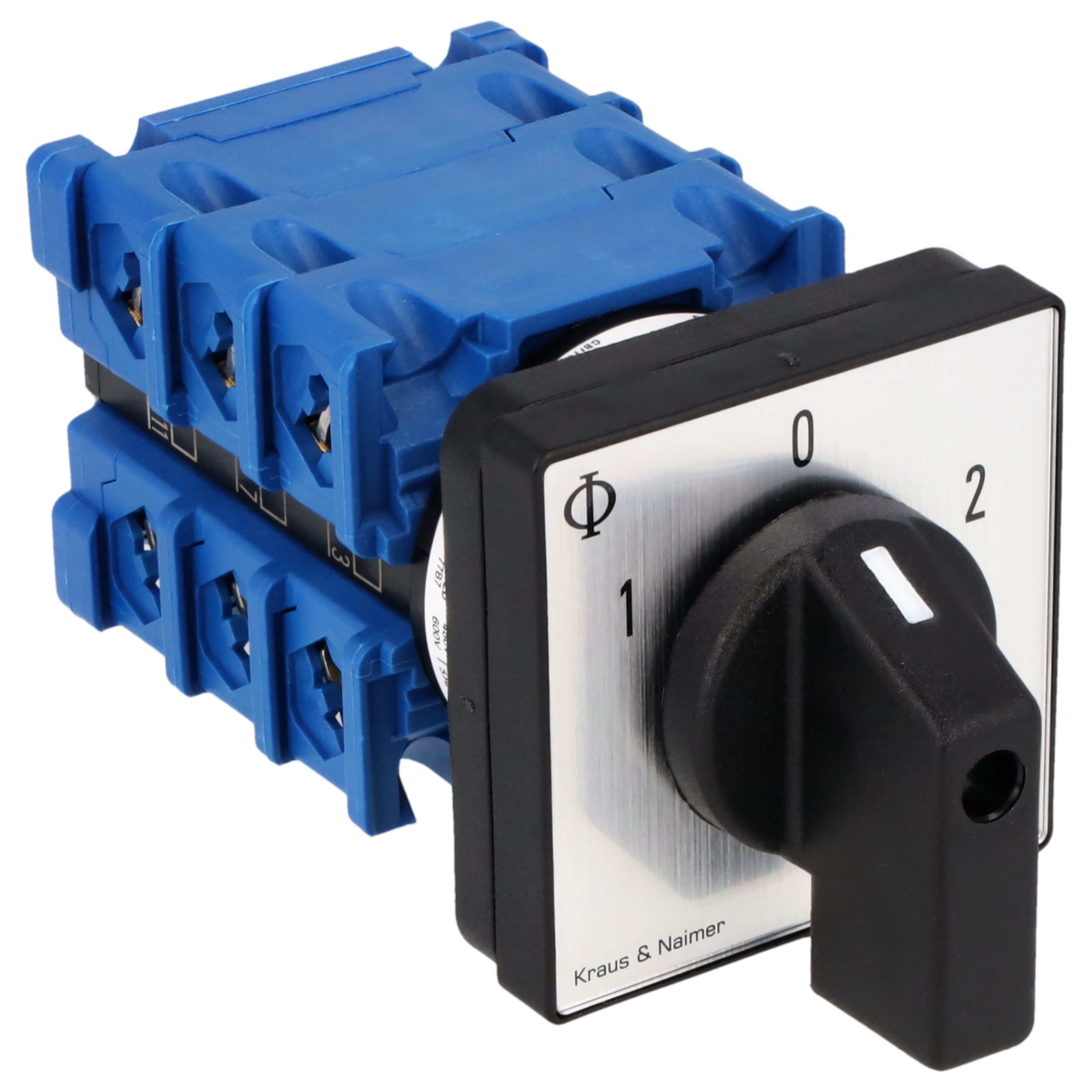 Switch; 3-pole; 1-0-2; Panel mounting 4-hole