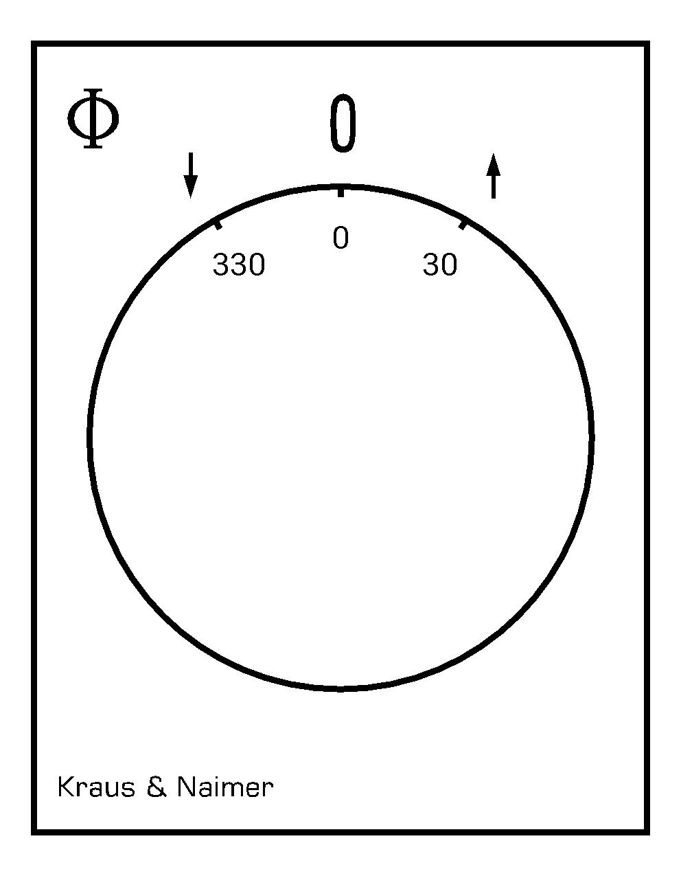 Changeover switch w. OFF, SR; 1-pole; DIN rail mounting