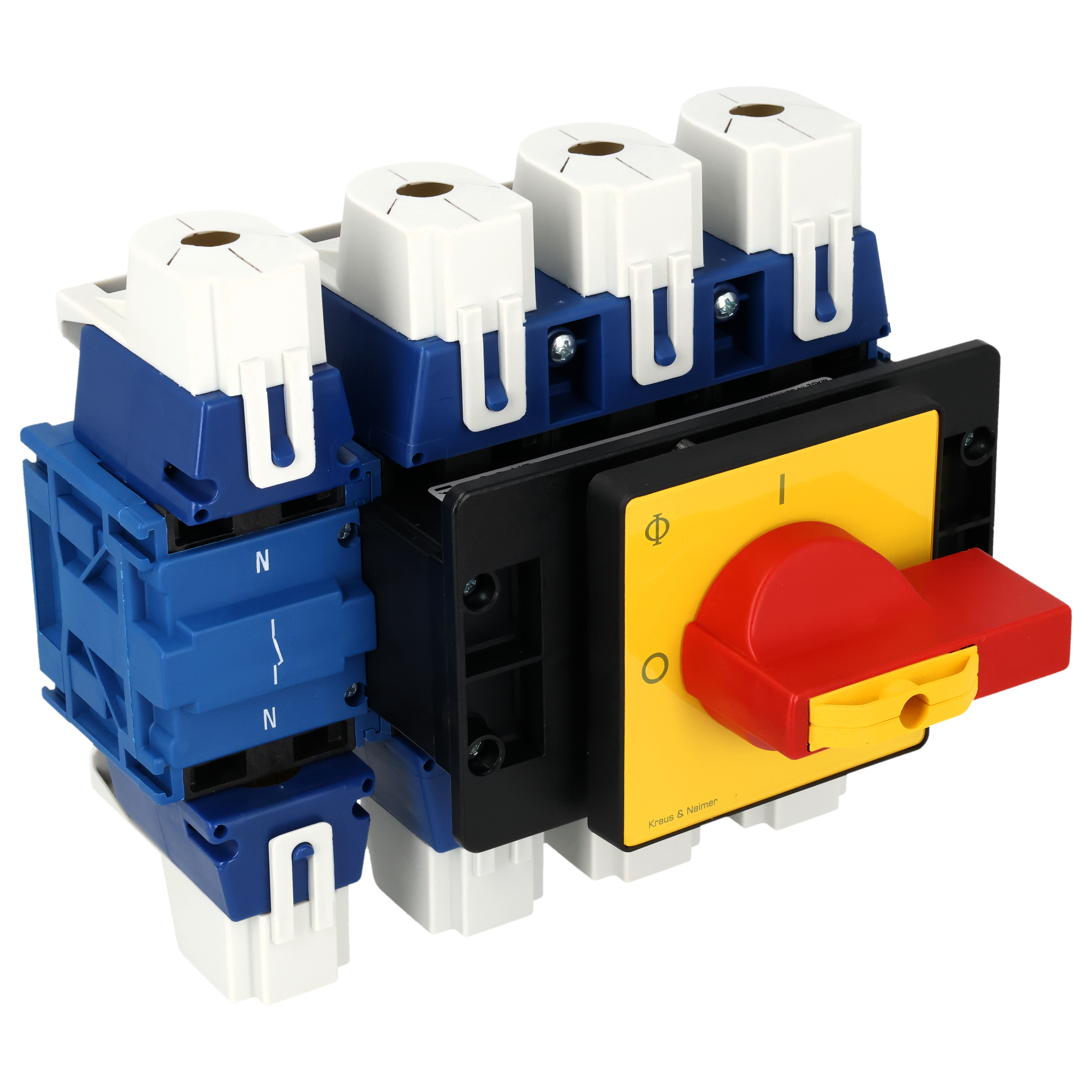 Main switch; ON/OFF switch; 4-pole; 0-I; Panel mounting 4-hole; Padlock ...