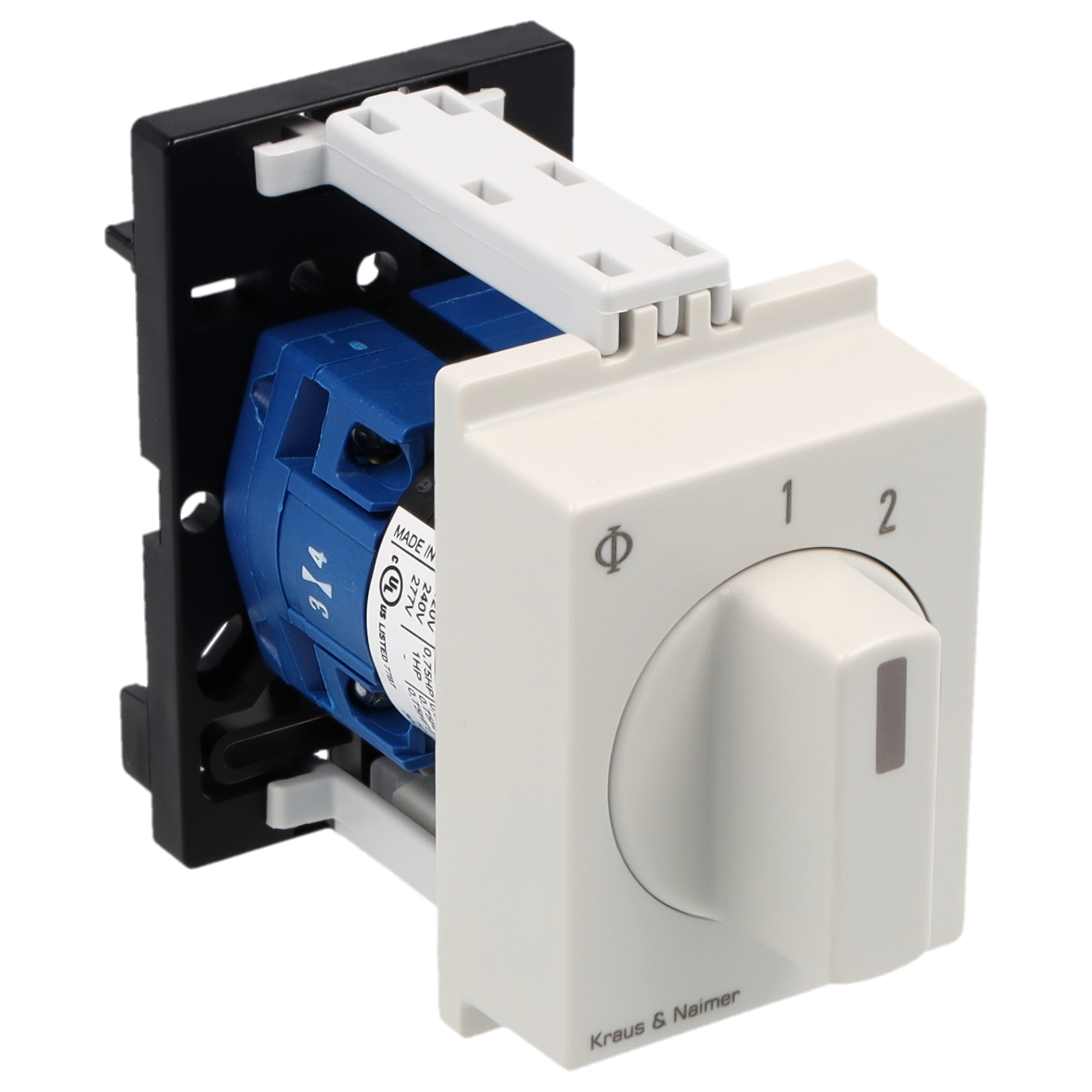 Umschalter o.0, RZ; 1-polig; 1-2; Reiheneinbau