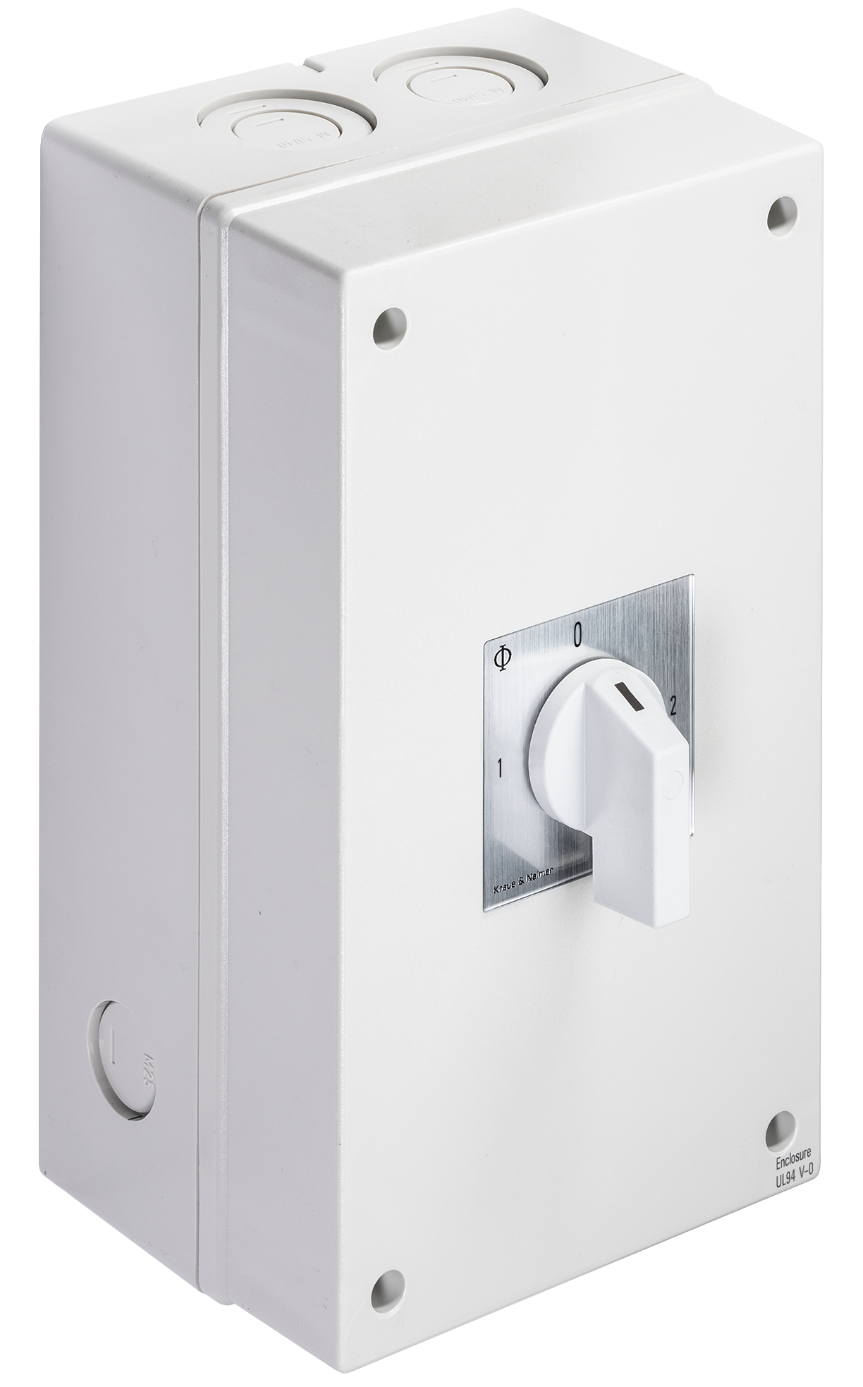 Umschalter m.0; 4-polig; 1-0-2; Kunststoffgehäuse