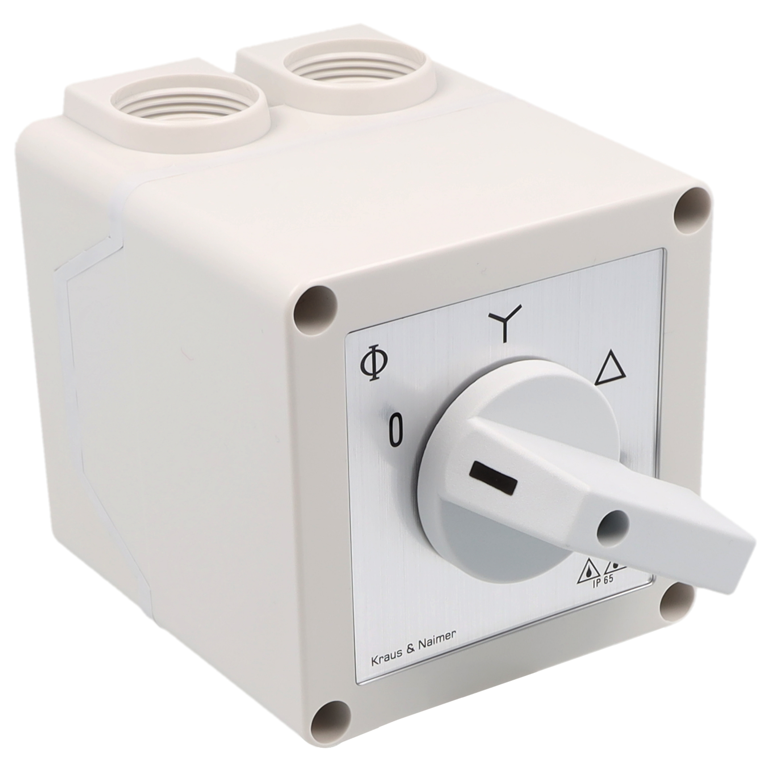 ON/OFF switch; 3-pole; 0-1; Plastic housing