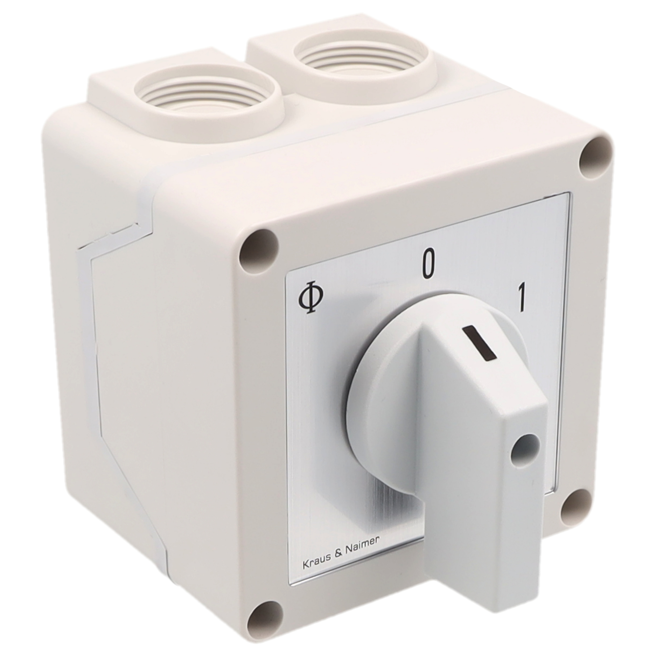 General application switch (3 Gang); 1-pole; 0-1-2-3; Plastic housing