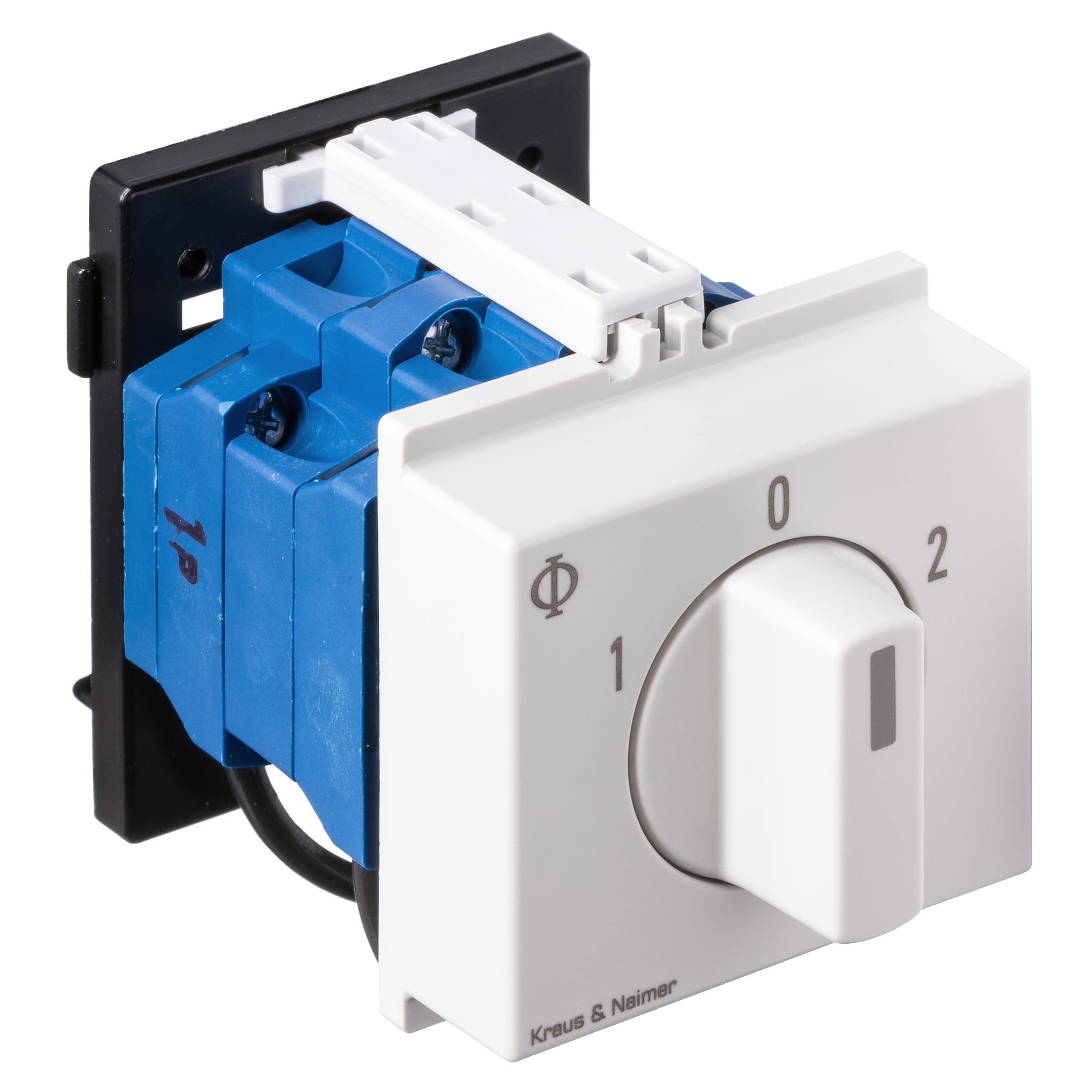 Switch; 3-pole; 1-0-2; DIN rail mounting