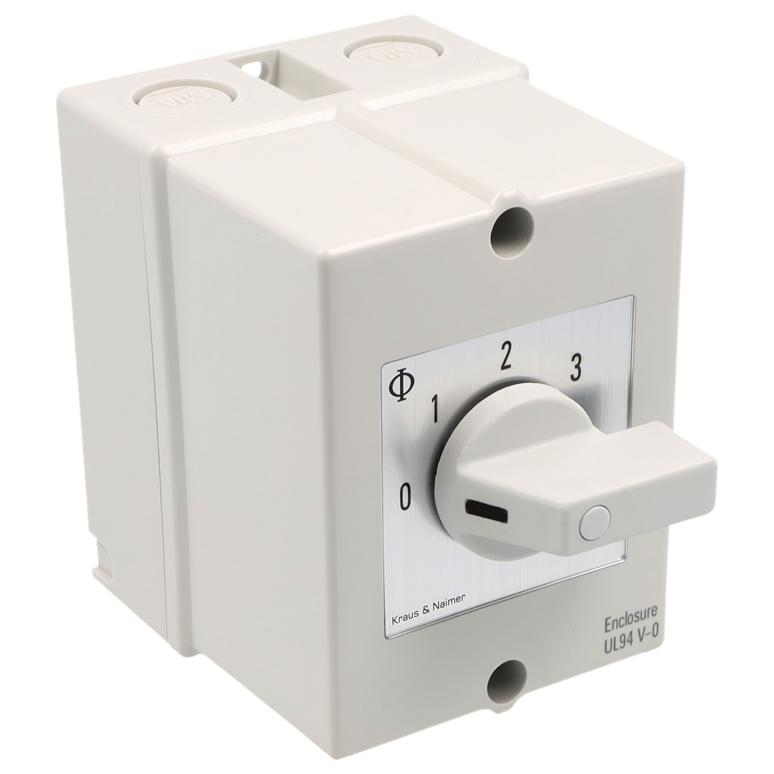 Multi-step switch 0-3; 1-pole; 0-1-2-3; Plastic housing