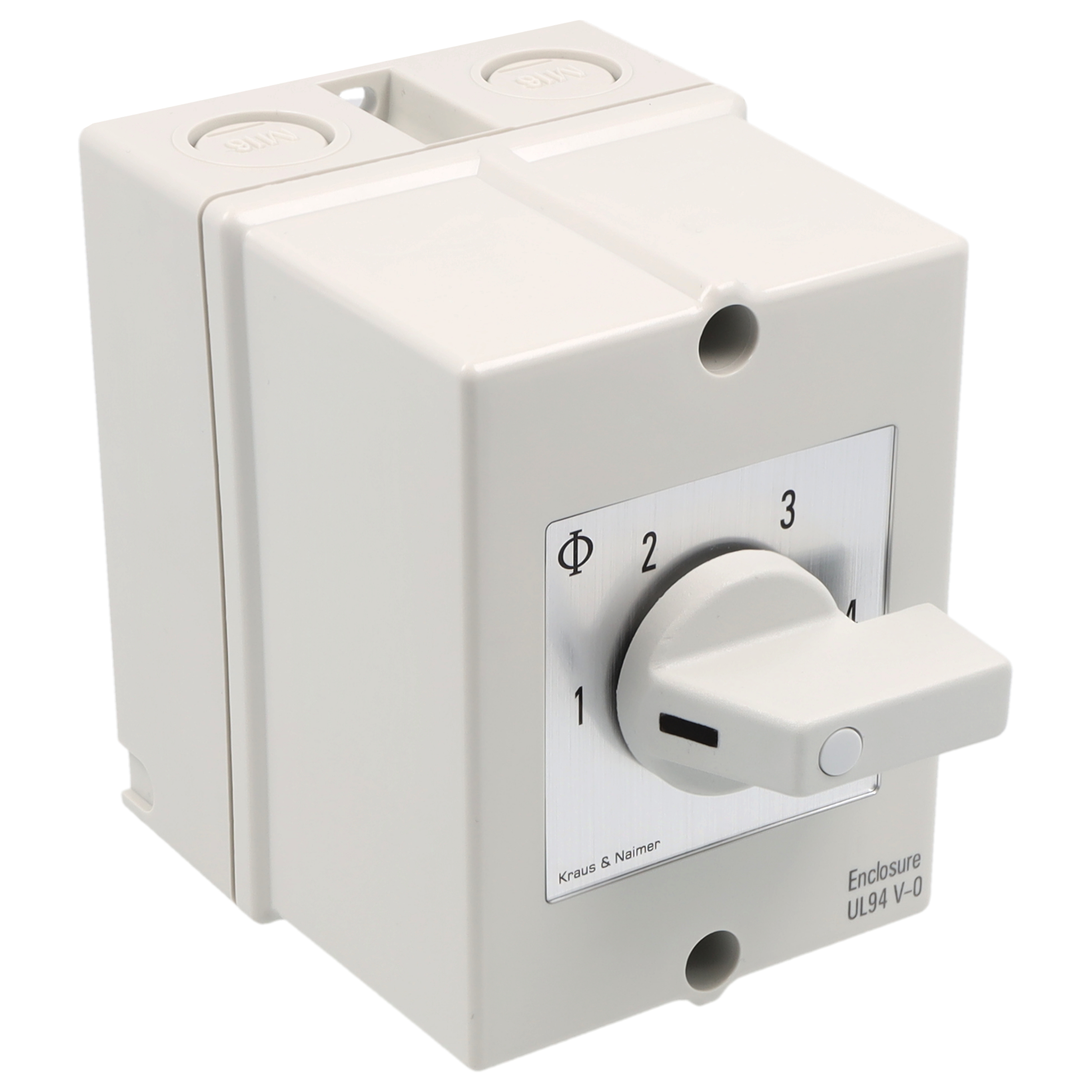 Multi-step switch 1-5; 1-pole; 1->5; Plastic housing
