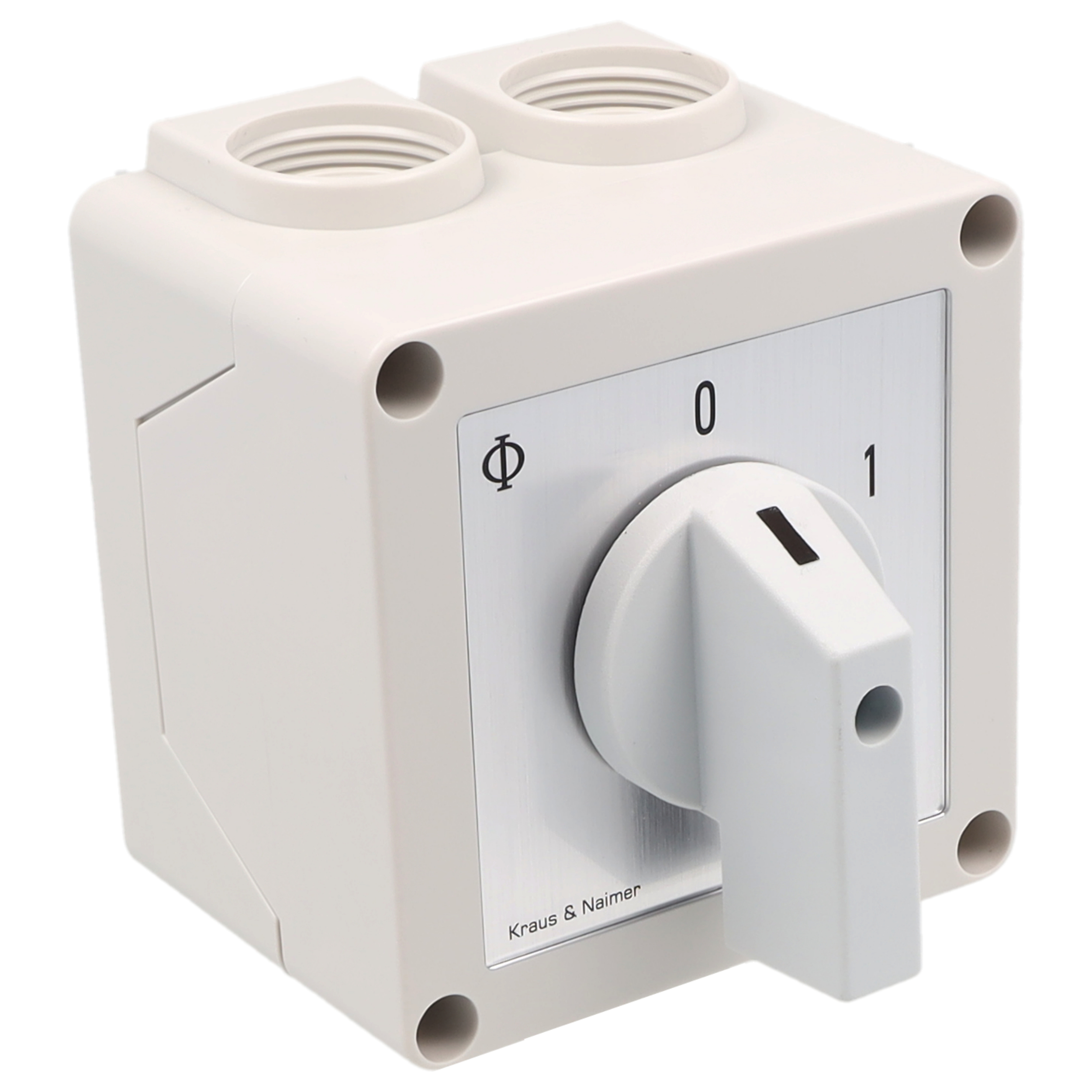 Ausschalter; 4-polig; 0-1; Kunststoffgehäuse