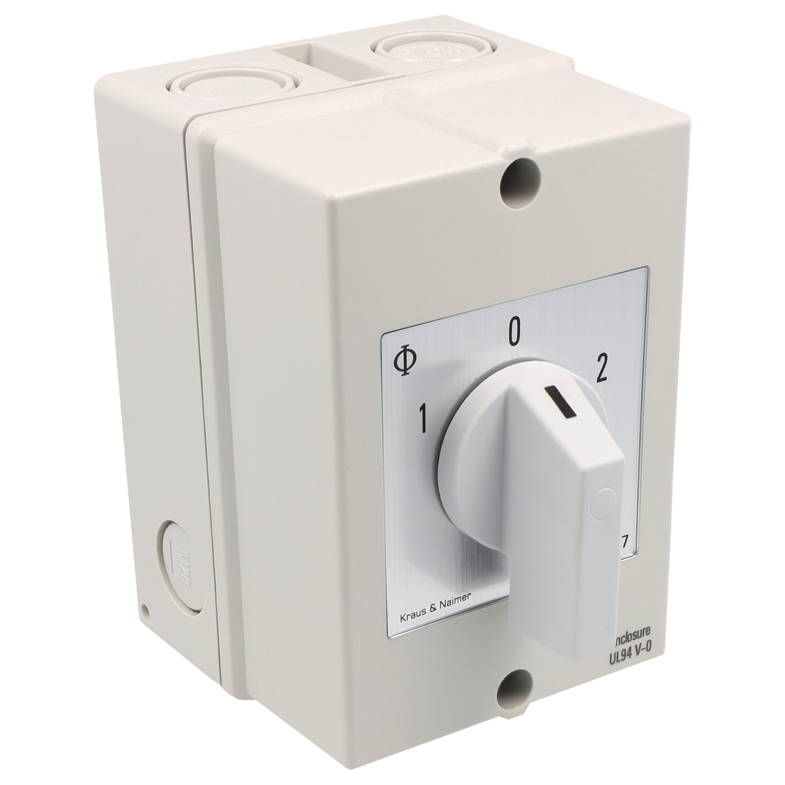 Motor switch; 1-0-2; Plastic housing