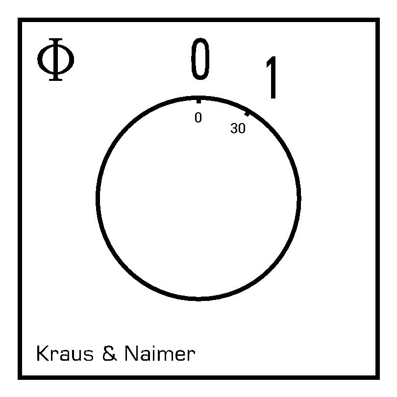 Schlüsselschalter; Ausschalter, RZ; 1-polig; 0-1; Zentralbefestigung; Schlüsseleinrichtung