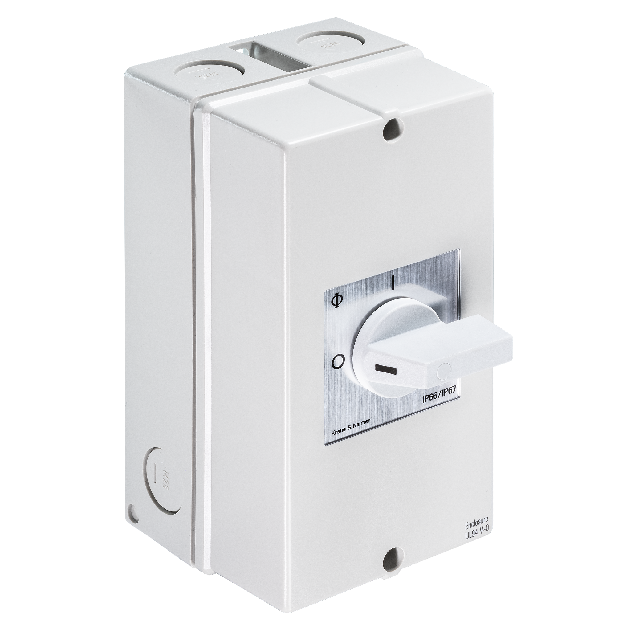 Ausschalter; 3-polig; 0-I; Kunststoffgehäuse