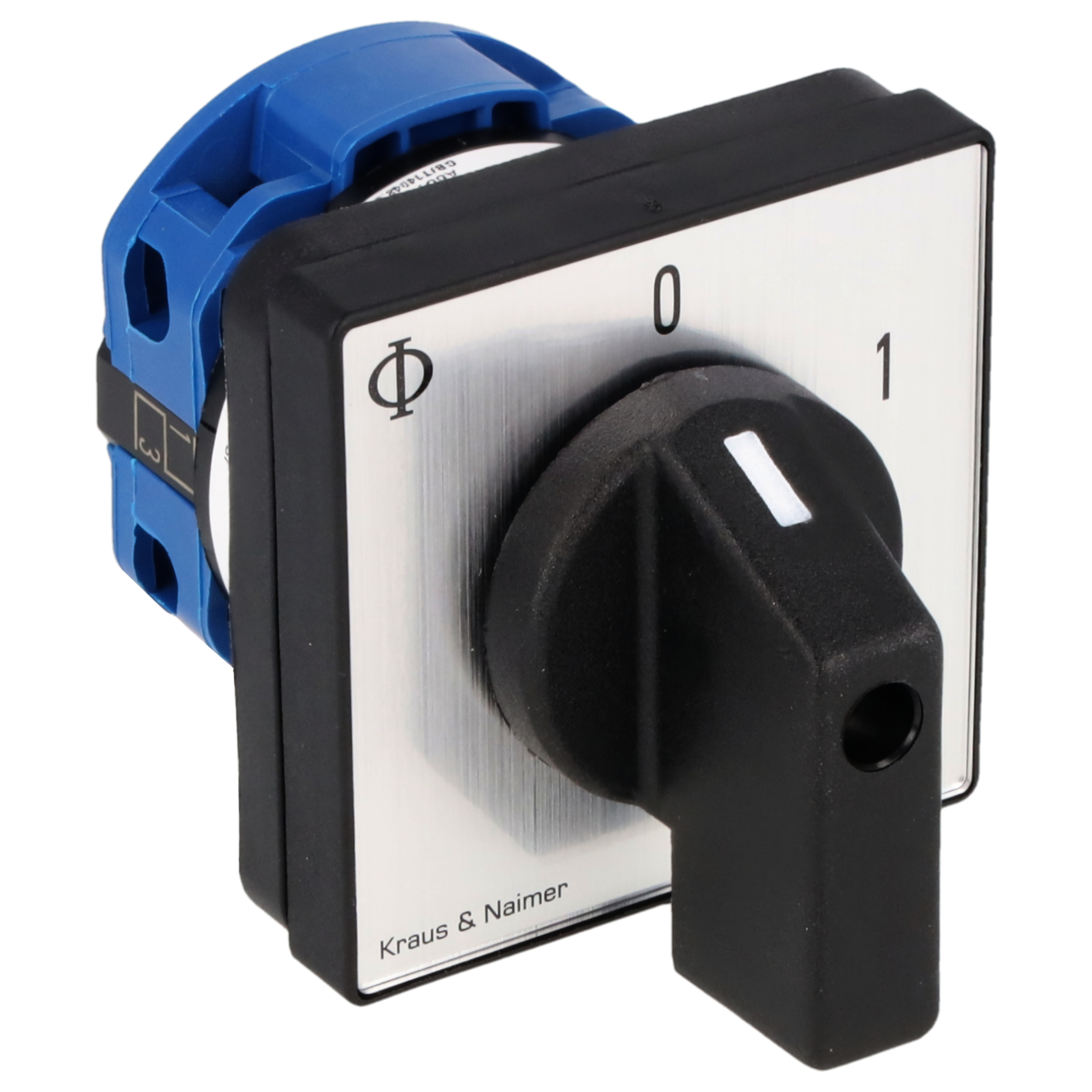 Ausschalter; 1-polig; 0-1; Fronteinbau 4-Loch