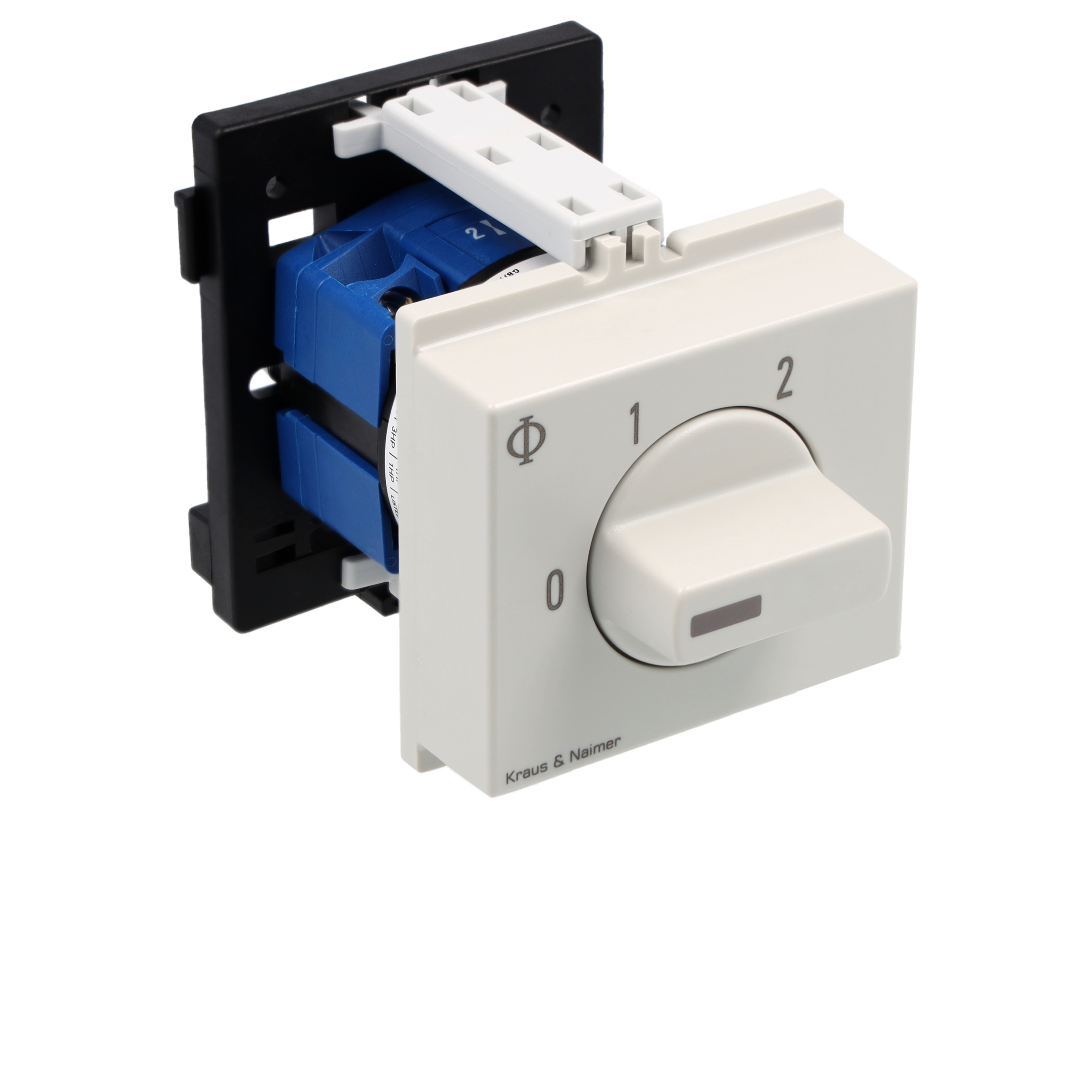 Gruppenschalter 2 Gr.; 1-polig; 0-1-2; Reiheneinbau