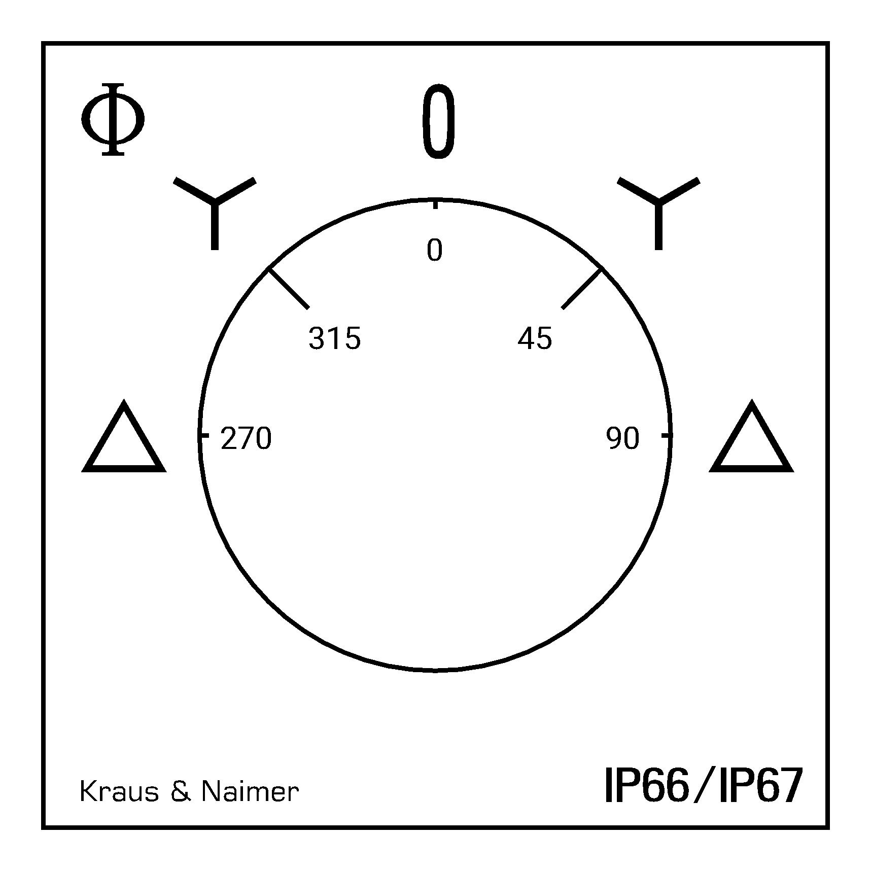 Stern-Dreieck-Schalter; Kunststoffgehäuse