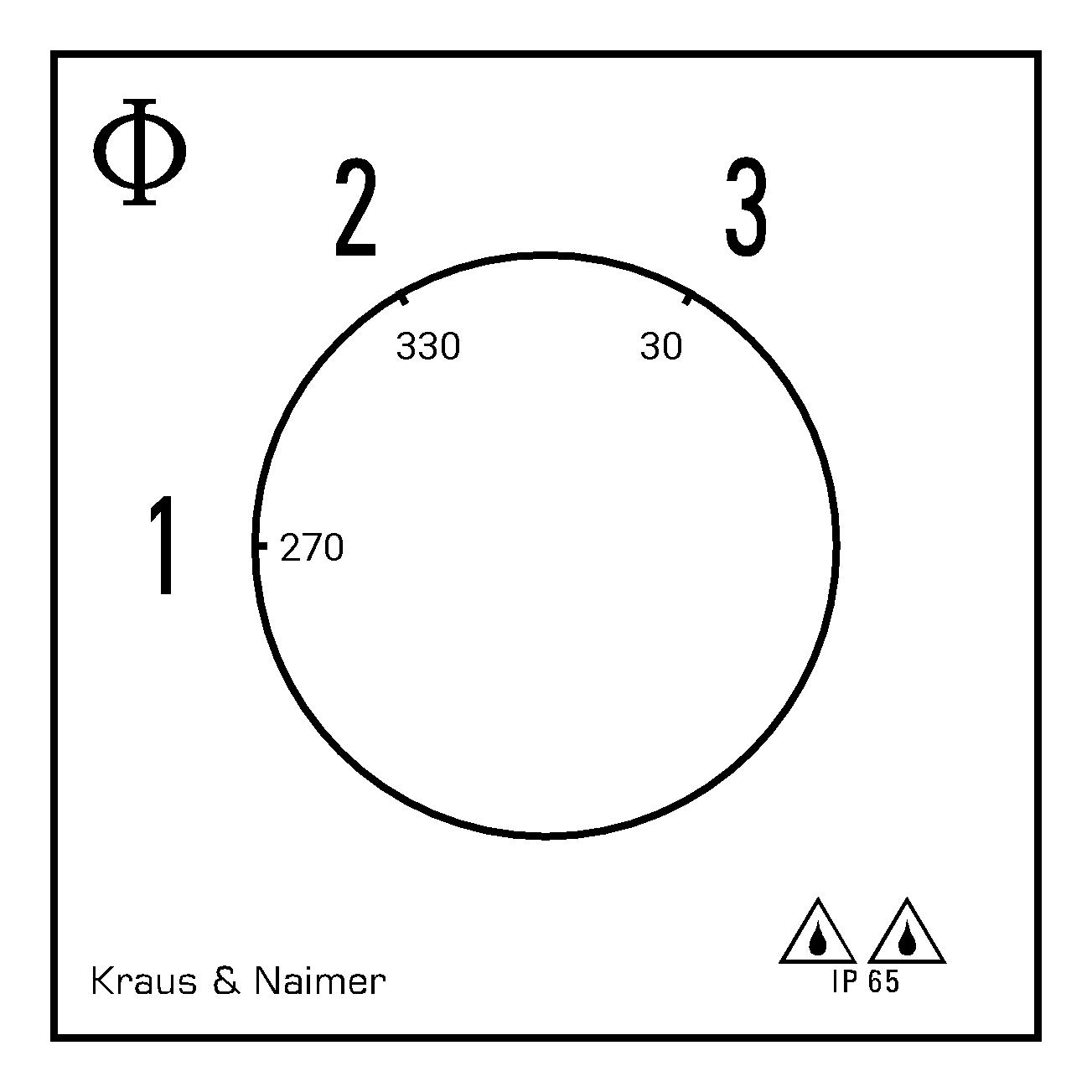Stufenschalter 1-3; 2-polig; 1-2-3; Kunststoffgehäuse