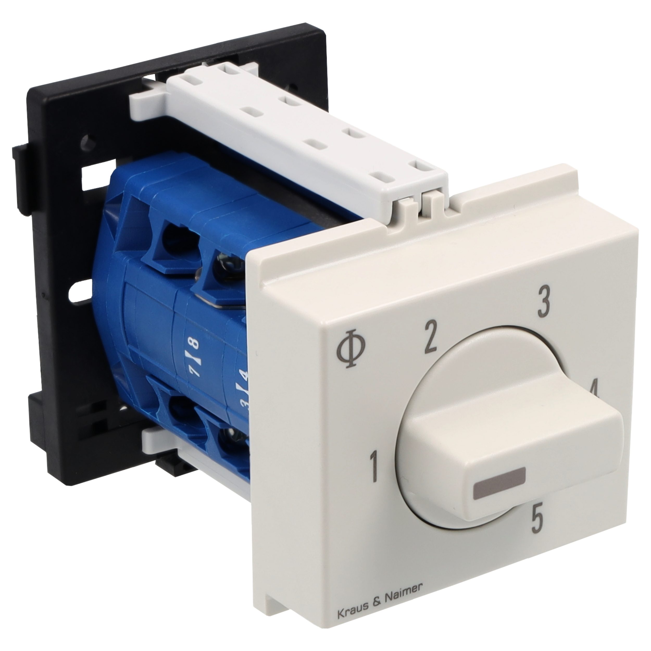 Multi-step switch 1-5; 1-pole; 1->5; DIN rail mounting