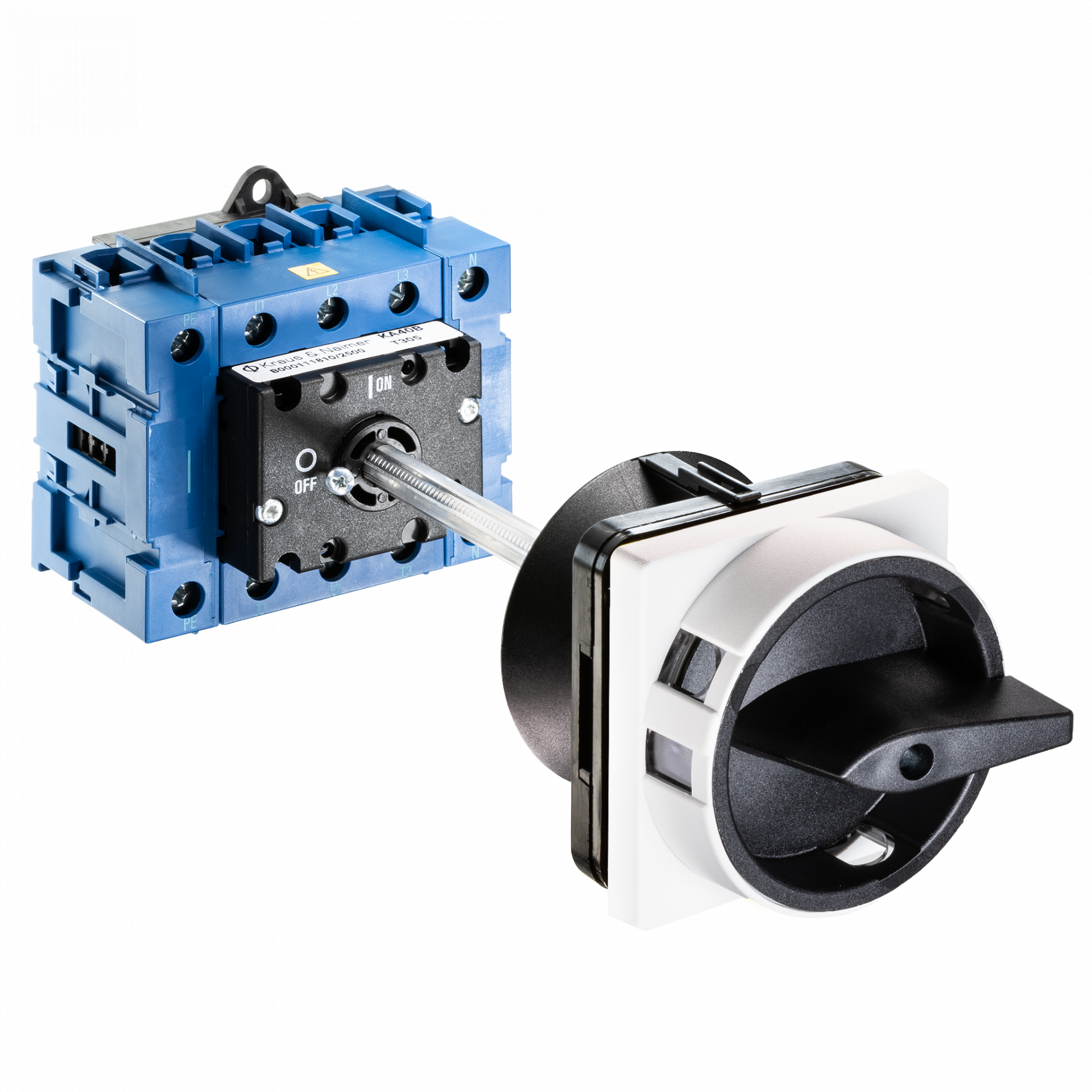 Main switch; ON/OFF switch; 4-pole; 0-I; Base mounting/DIN rail ...